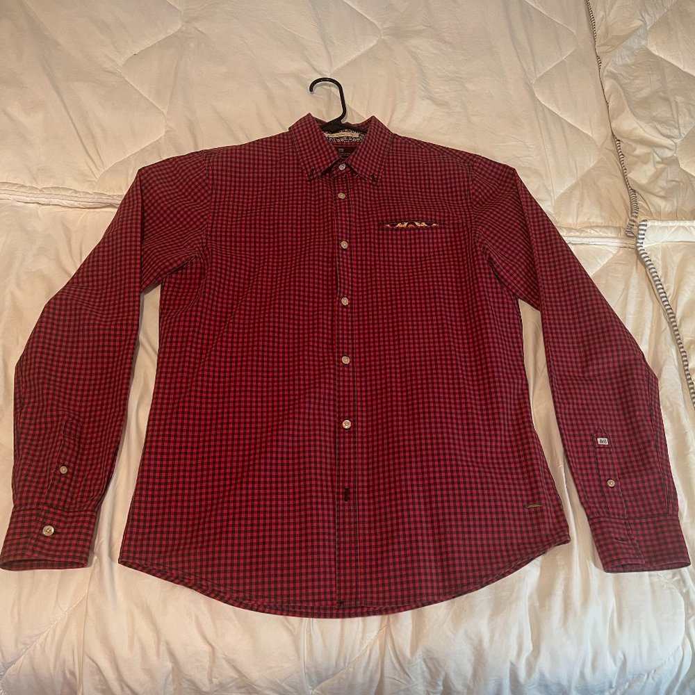 Scotch and Soda Checkered Button Down